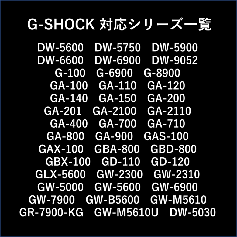 G-SHOCK用 ベルトアダプター【DW-5600,GW-M5610,DW-6900 etc 対応